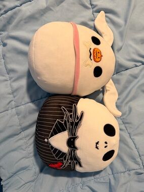 The nightmare before Christmas- jack and zero- squishmallow